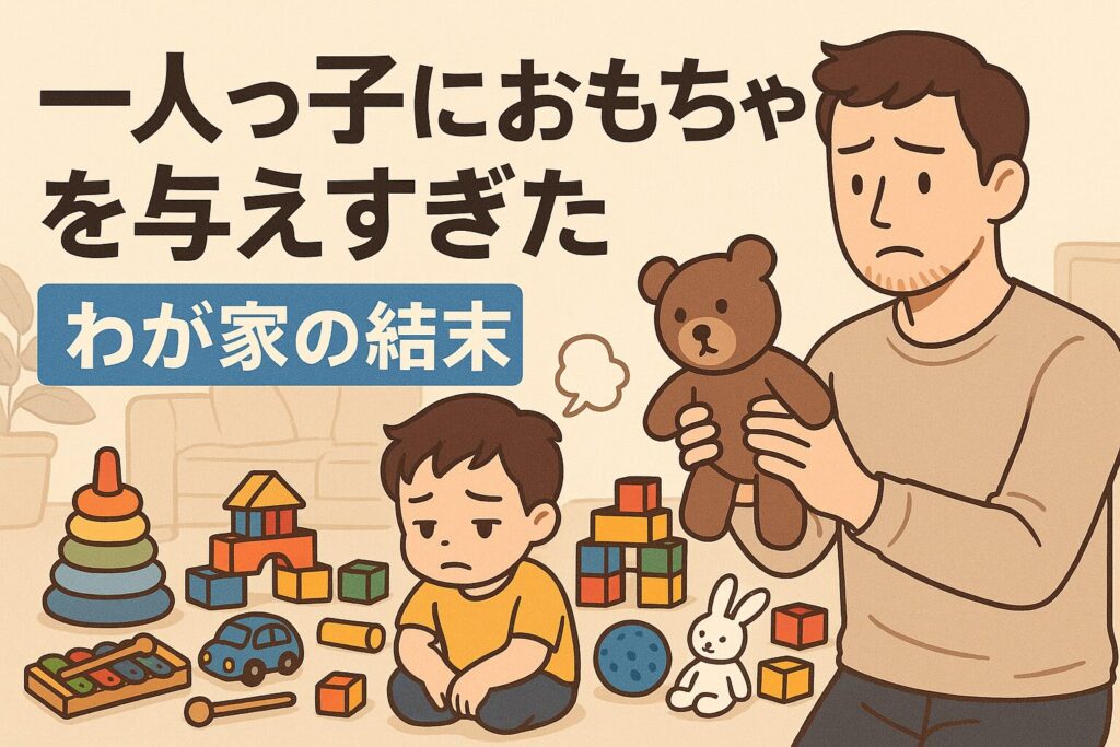 一人っ子におもちゃを与えすぎた我が家の結末