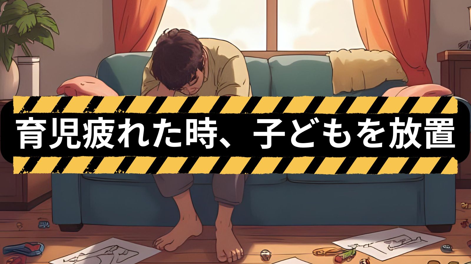 育児疲れた時、子どもを放置してしまった体験談